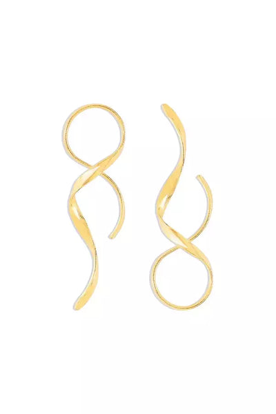 Crissia Swirl Spiral Earrings