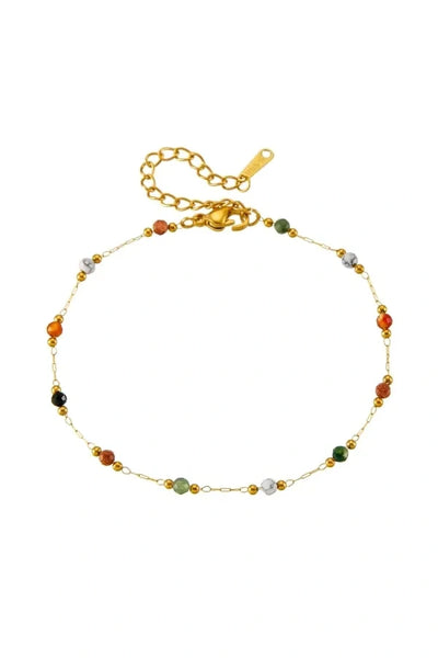 Minerva Rainbow Beaded Bracelet