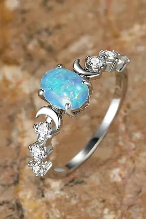 Luna Moonstone Ring