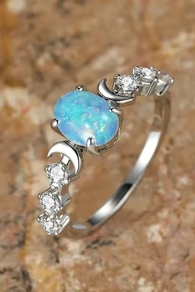 Luna Moonstone Ring