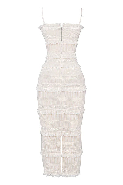 Hannie Sequin Pleat Dress